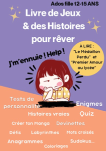 Livre de jeux et des Histoires pour rêver pour votre adolescente